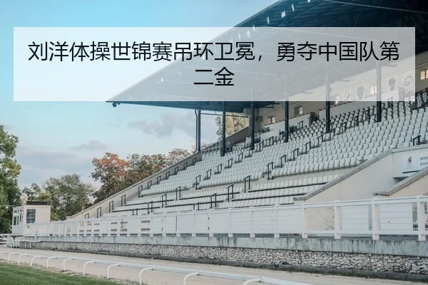 刘洋体操世锦赛吊环卫冕，勇夺中国队第二金